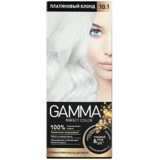 Крем-краска для волос GAMMA PERFECT COLOR 10.1 Платиновый блондин с окислнител. кремом 9%  СКИДКА